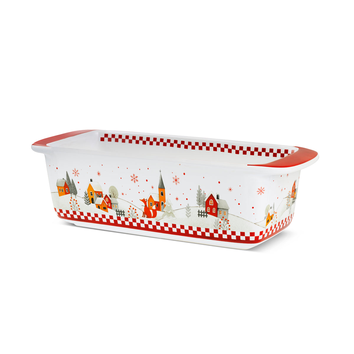 EGAN - Pirofila Per Plumcake Rosso Natale 2026 Cm29X12 H8,5