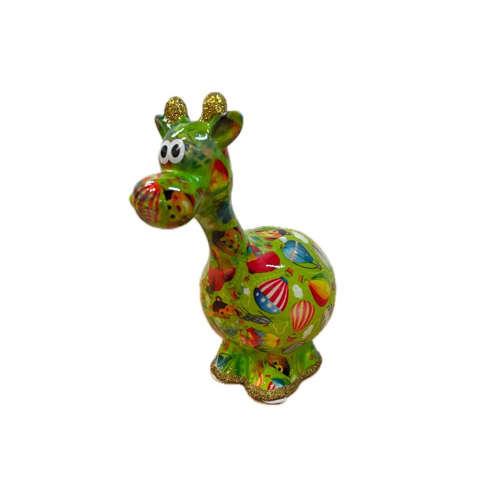 POMME PIDOU - Money Box Safari Lola In Ceramica 18Cm [Verde 2]