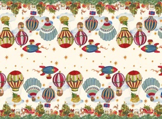 L'OCA NERA - Mongolfiere - Runner Antimacchia 50X155