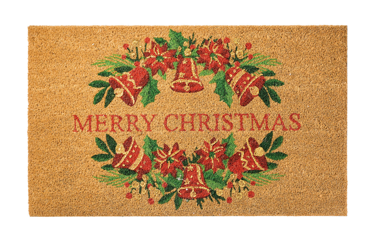 L'OCA NERA - Benvenuto Natale! - Zerbino Ghirlanda - 75X45