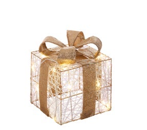 L'OCA NERA - Doni Delle Stelle - Pacco Piccolo Con 20 Led - 15X15X18H