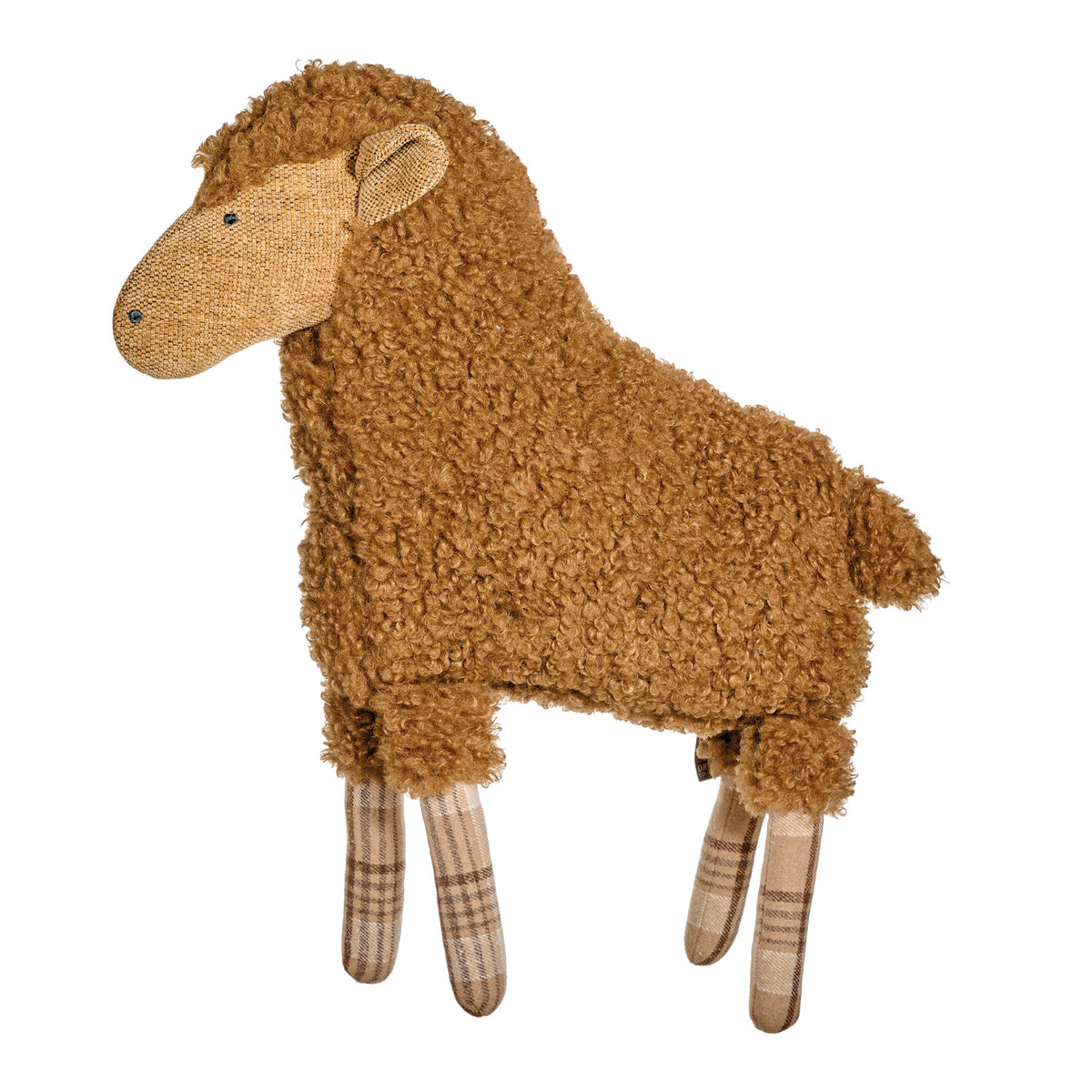L'OCA NERA - Soffici Emozioni - Cuscino Decorativo Pecorella - 60X15X60H
