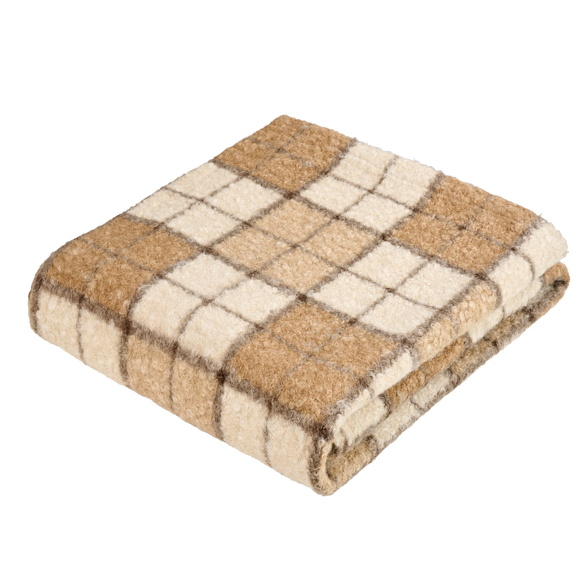 L'OCA NERA - Soffici Emozioni - Plaid A Scacchi - 140X170
