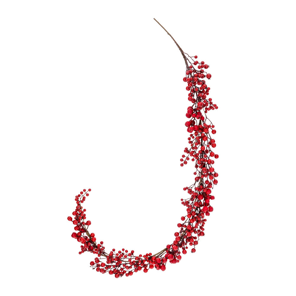 HERVIT - Festone Bacche Rosse 150Cm