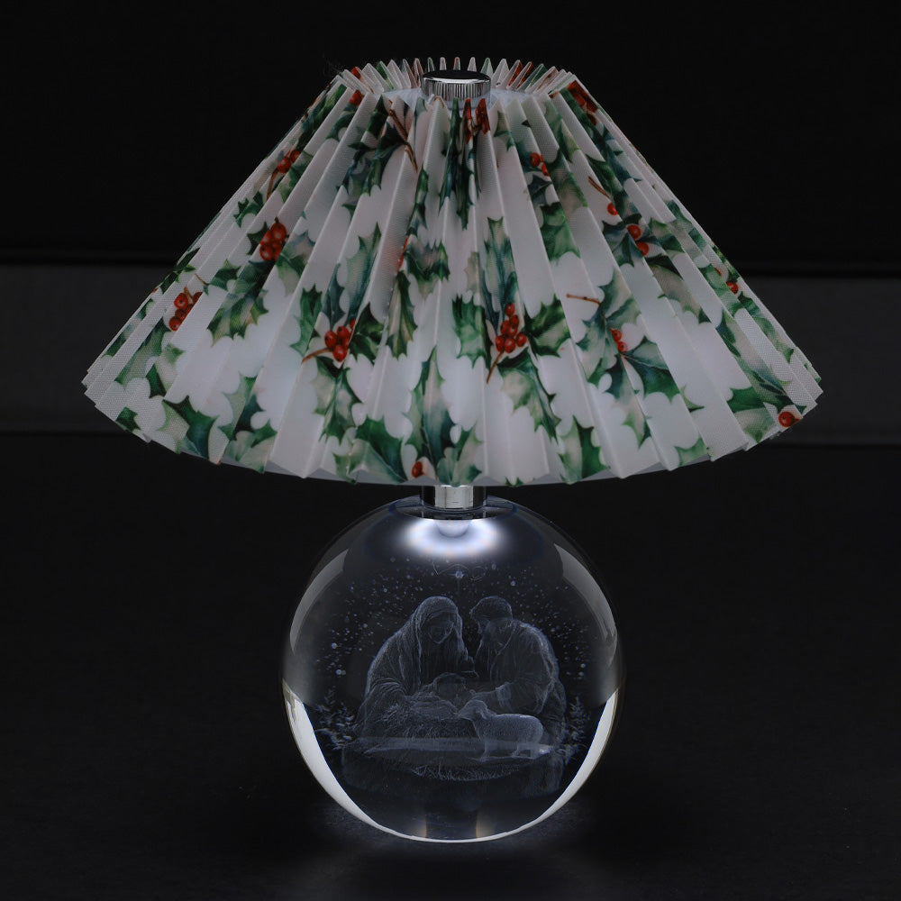 HERVIT - Lampada Led Crystal Planet Dia.16Xh16Cm