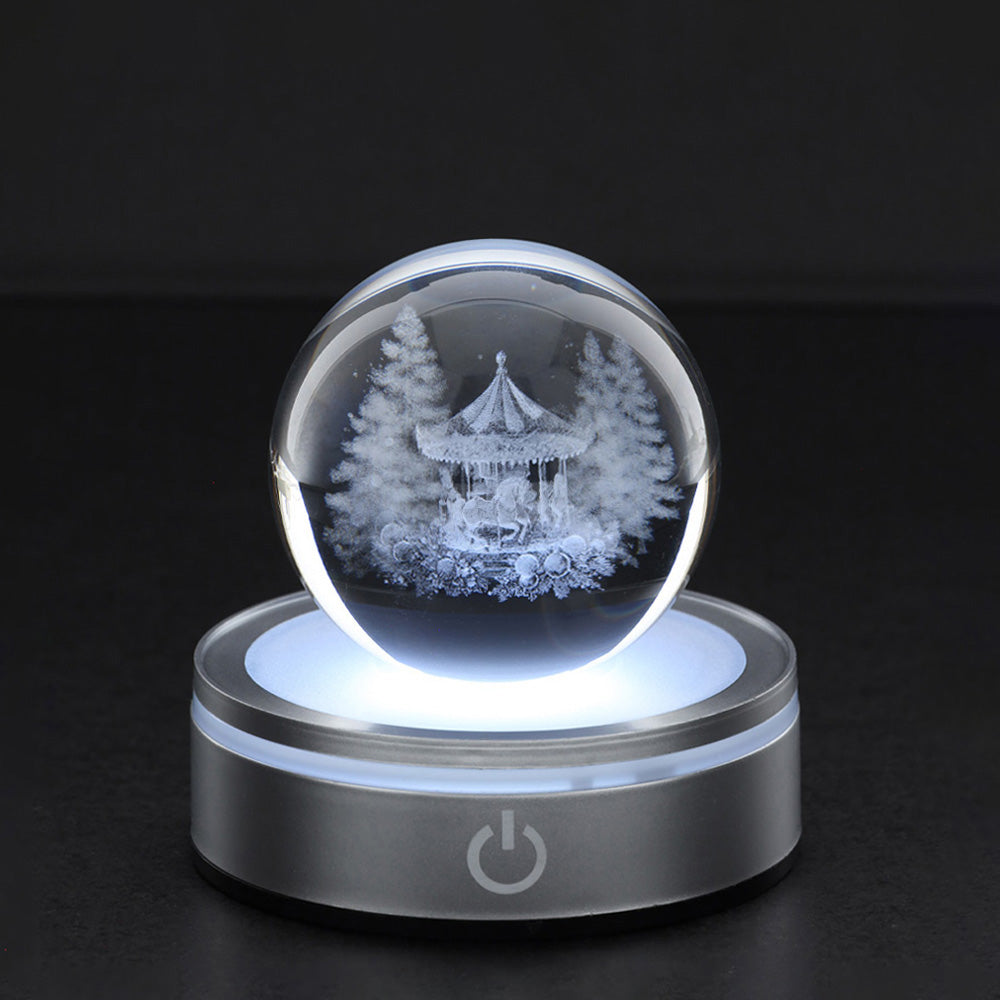 HERVIT - Sfera Crystal Planet Carousel Dia.6Cm