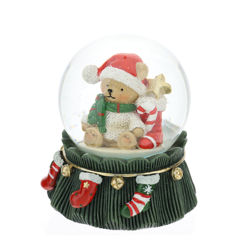HERVIT - Palla Acqua/Neve Resina Dia.6,5Xh9Cm