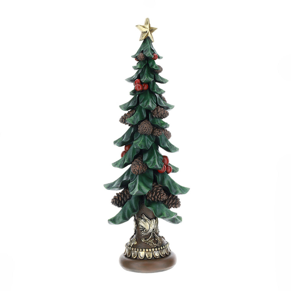 HERVIT - Albero Di Natale Resina H41Cm Verde