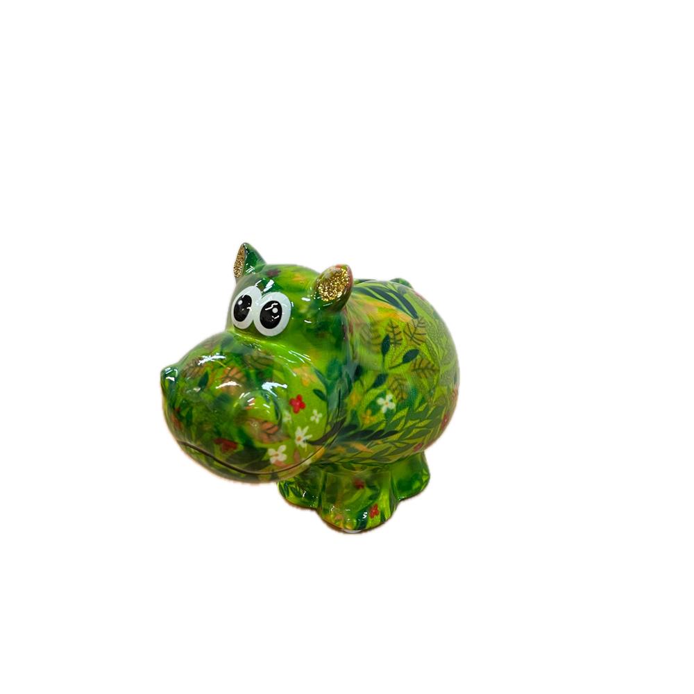 POMME PIDOU - Money Box Safari Happy In Ceramica 15Cm [Verde 1]
