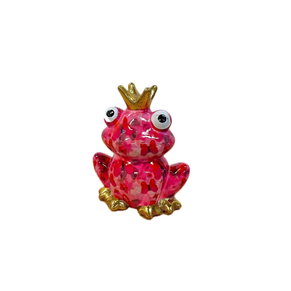 POMME PIDOU - Money Box Frog Caby In Ceramica 12 Cm [Fuxia 1]