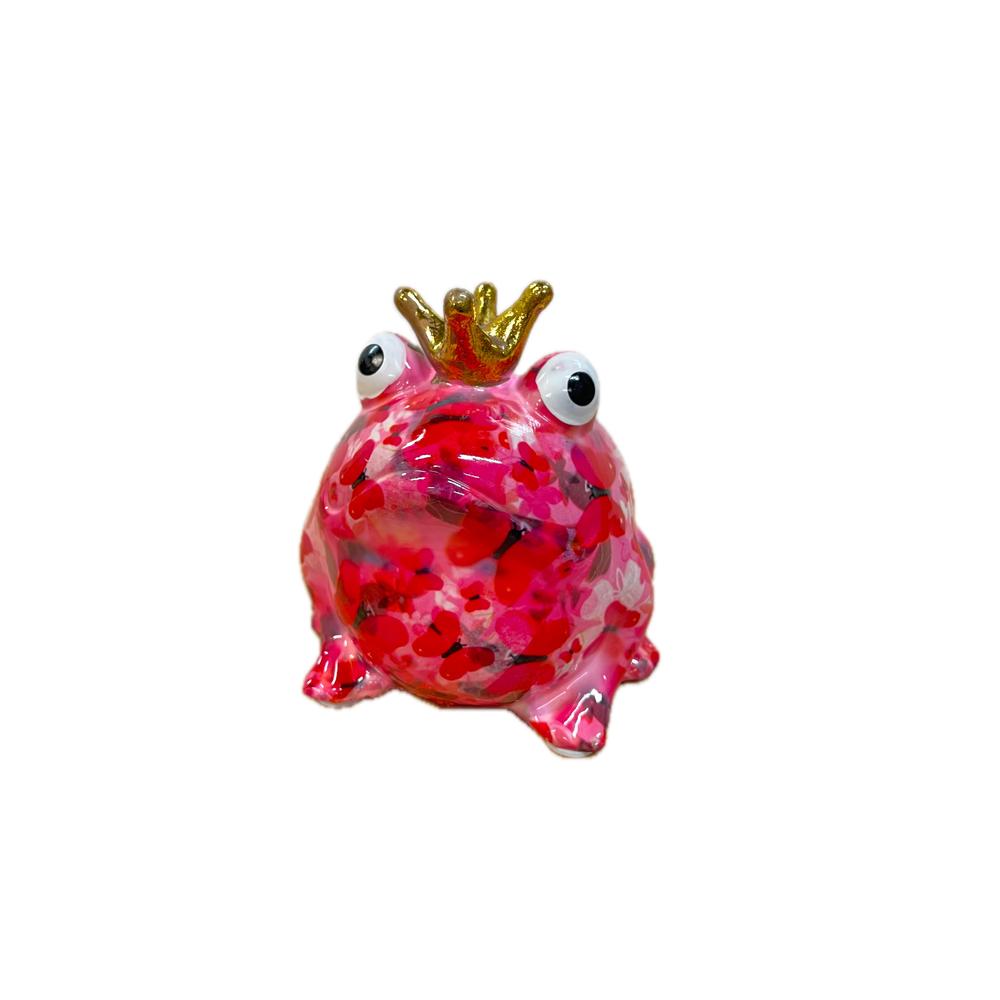 POMME PIDOU - Money Box Frog Freddy In Ceramica 10 Cm [Fuxia 2]