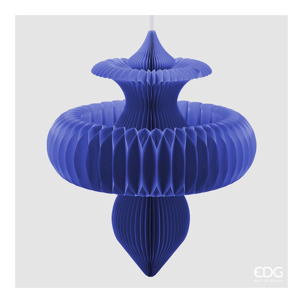 EDG - Decoro Origami Trottola H.100 D.88 Blu