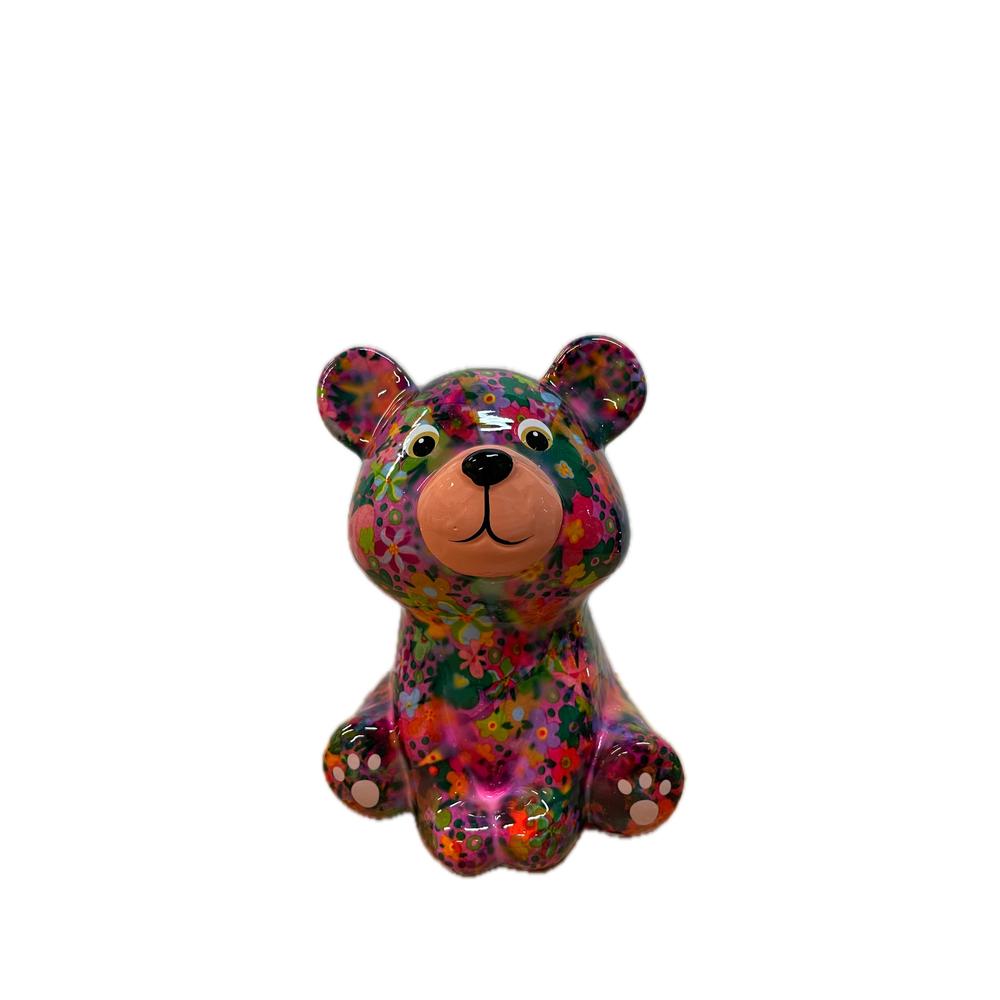 POMME PIDOU - Money Box Bear Tala In Ceramica H 15 Cm [Multicolor]