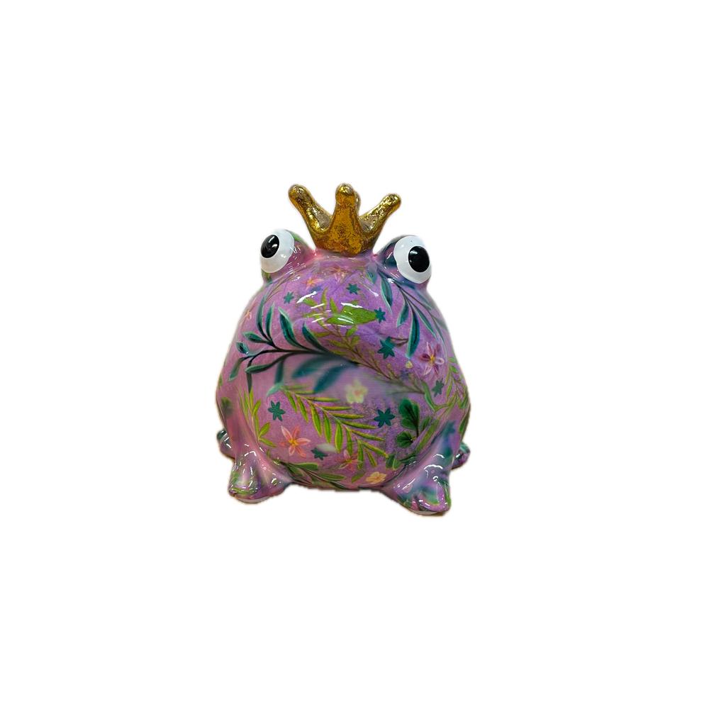 POMME PIDOU - Money Box Frog Freddy In Ceramica 10 Cm [Lilla 2]