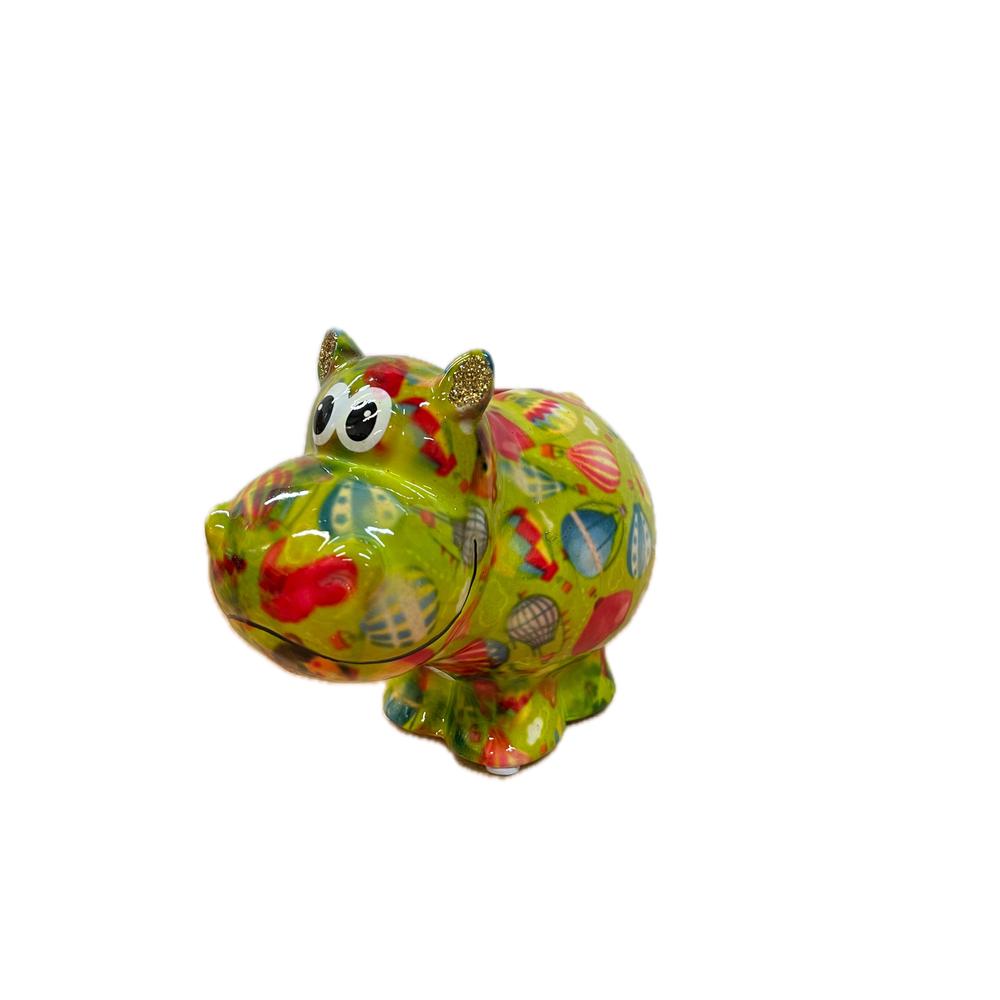POMME PIDOU - Money Box Safari Happy In Ceramica 15Cm [Verde 2]