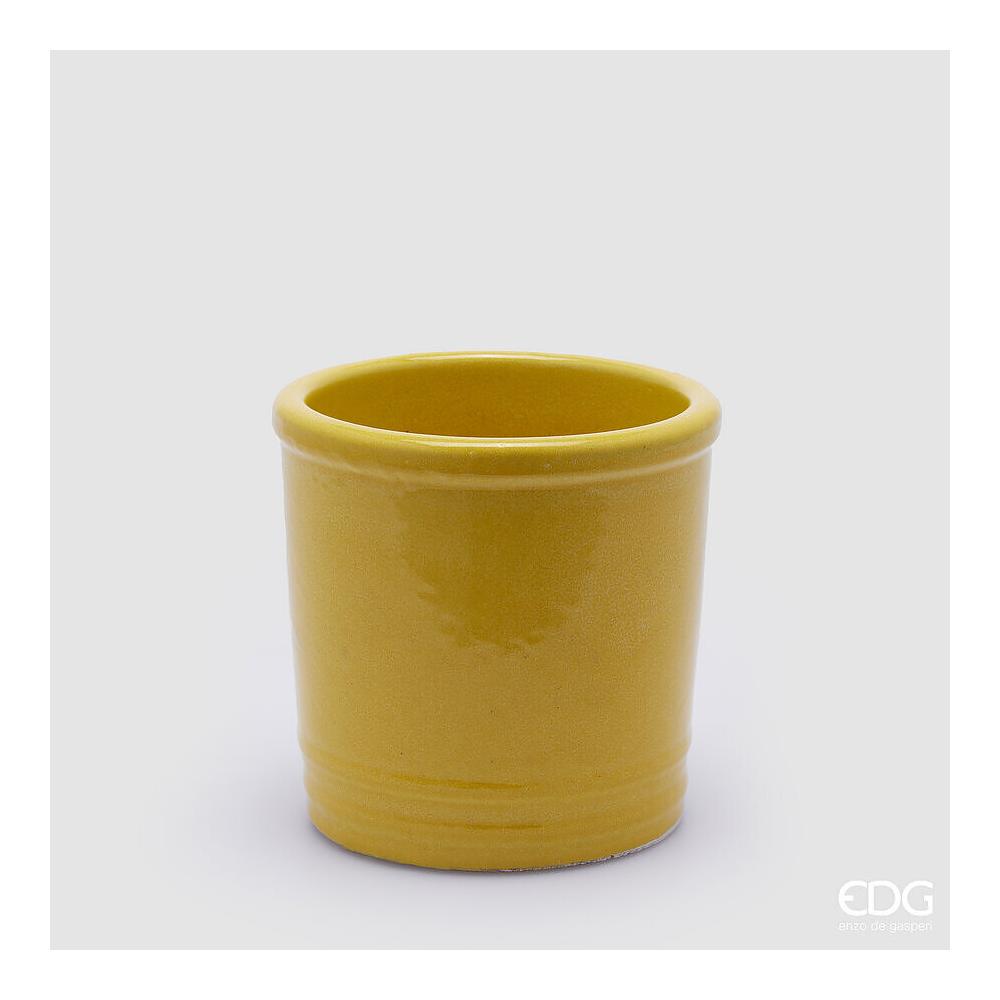 EDG - Vaso Glaze Cilindro In Ceramica 18X18 Cm
