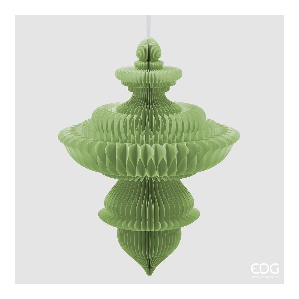 EDG - Decoro Origami Trottola H.100 D.78 Verde