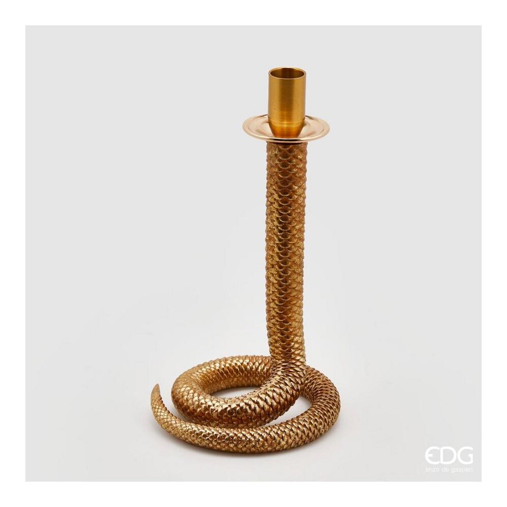 EDG - Portacandele Snake Poly H25Cm