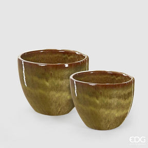 EDG - Vaso Glaze Rot.Sr2Pz H.28 C1 — Olive [Grande]
