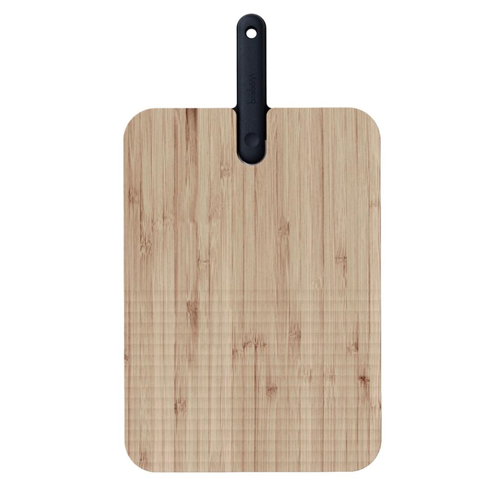 TREBONN - Japanese Stainless Steel Knife/Bamboo Chopping Board Set