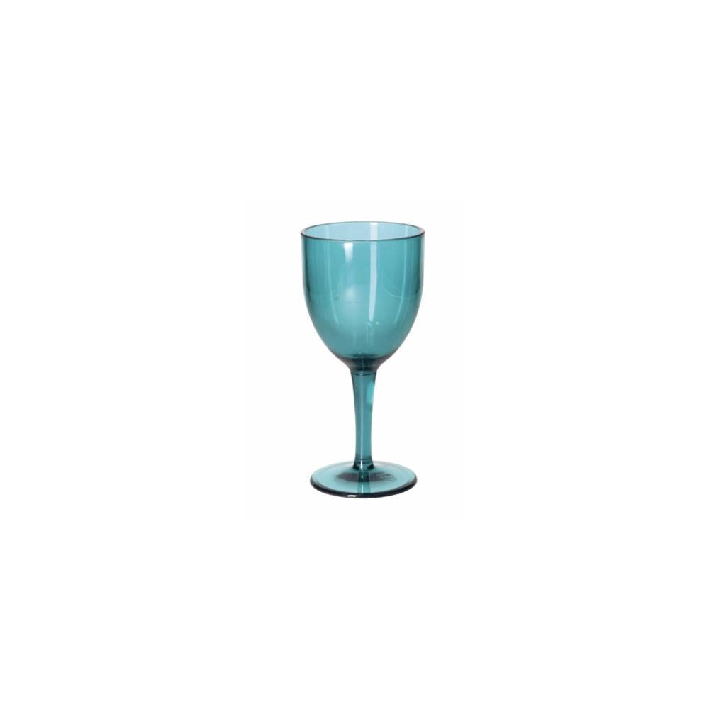 ROSES &amp; TULIPS - Fairytale Turquoise Acrylic Wine Glass 6 Pcs