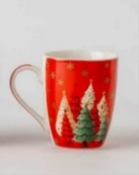 DO-HOME - Mug Natalizia In Porcellana 340 Ml 8,3X11,5Xh.10,5 Cm Colori Assortiti In Confezione Regalo - 8,3X11,5Xh.10,5 Cm 340 Ml