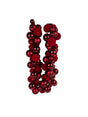 DO-HOME - Ghirlande Di Palle Vellutate Rosse In Plastica 130 Palle 9X8Xh.180 Cm