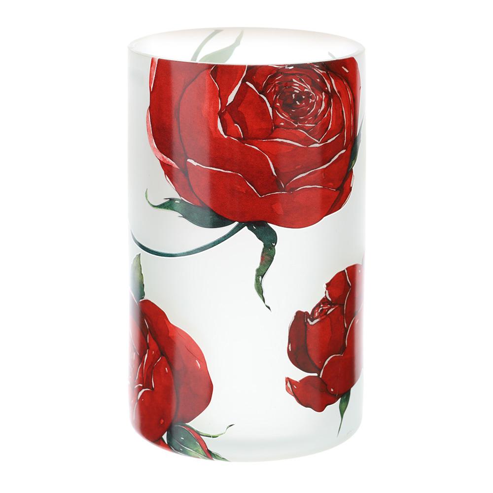 HERVIT - Vaso Vetro Rose Baccarat Dia.12X20Cm