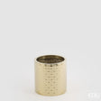 EDG - Vaso Acciaio Intreccio Rotondo H.30 D.30 C5 — Gold