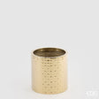 EDG - Vaso Acciaio Intreccio Rotondo H.35 D.35 C5 — Gold