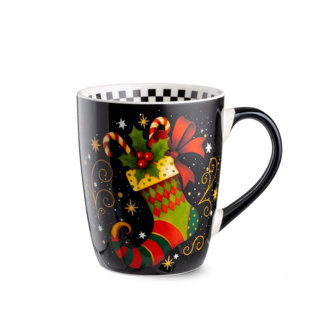 EGAN - Mug Calza Nero Natale Ml430