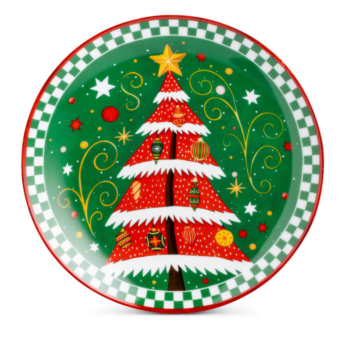 EGAN - Piatto Panettone Albero Verde Natale 2026 D30,5
