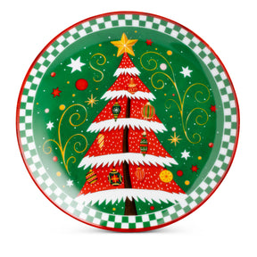 EGAN - Piatto Panettone Albero Verde Natale 2026 D30,5
