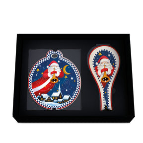 EGAN - Set S/Pentola E P/Mestolo Babbo Natale Blu Natale 2026