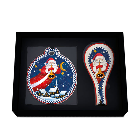 EGAN - Set S/Pentola E P/Mestolo Babbo Natale Blu Natale 2026