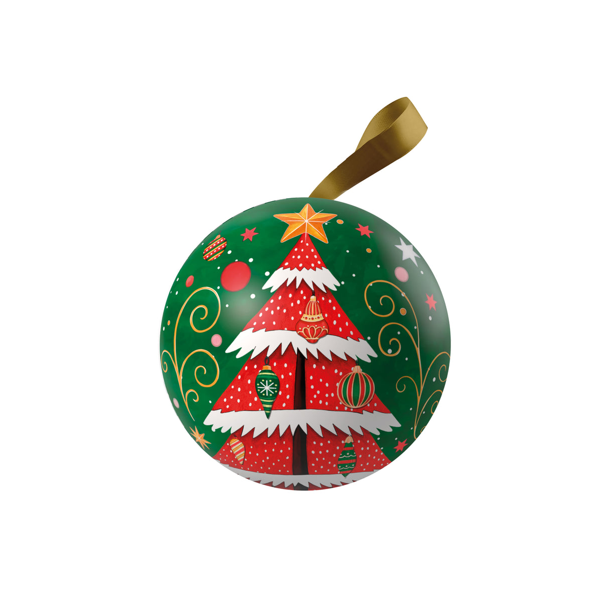EGAN - Pallina Di Natale Egan Latta Ø Cm 9 · Albero Verde