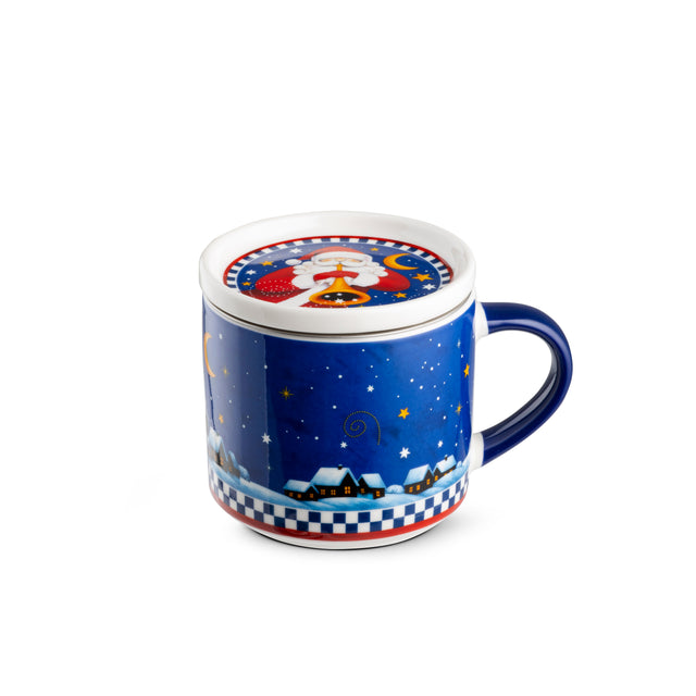 EGAN - Tisaniera Babbo Natale Blu Natale 2026 Ml400
