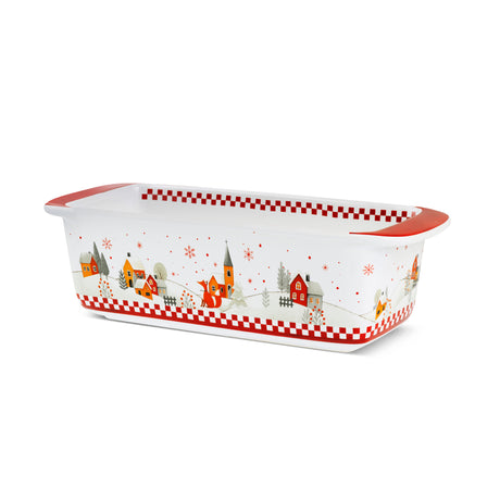 EGAN - Pirofila Per Plumcake Rosso Natale 2026 Cm29X12 H8,5