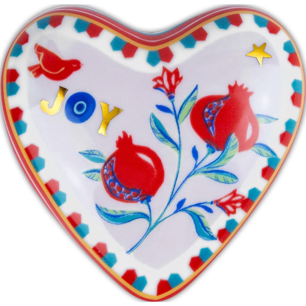 BACI MILANO - Mamma Mia Corazón Pequeño Granada de Porcelana 9,5X9,5X14H