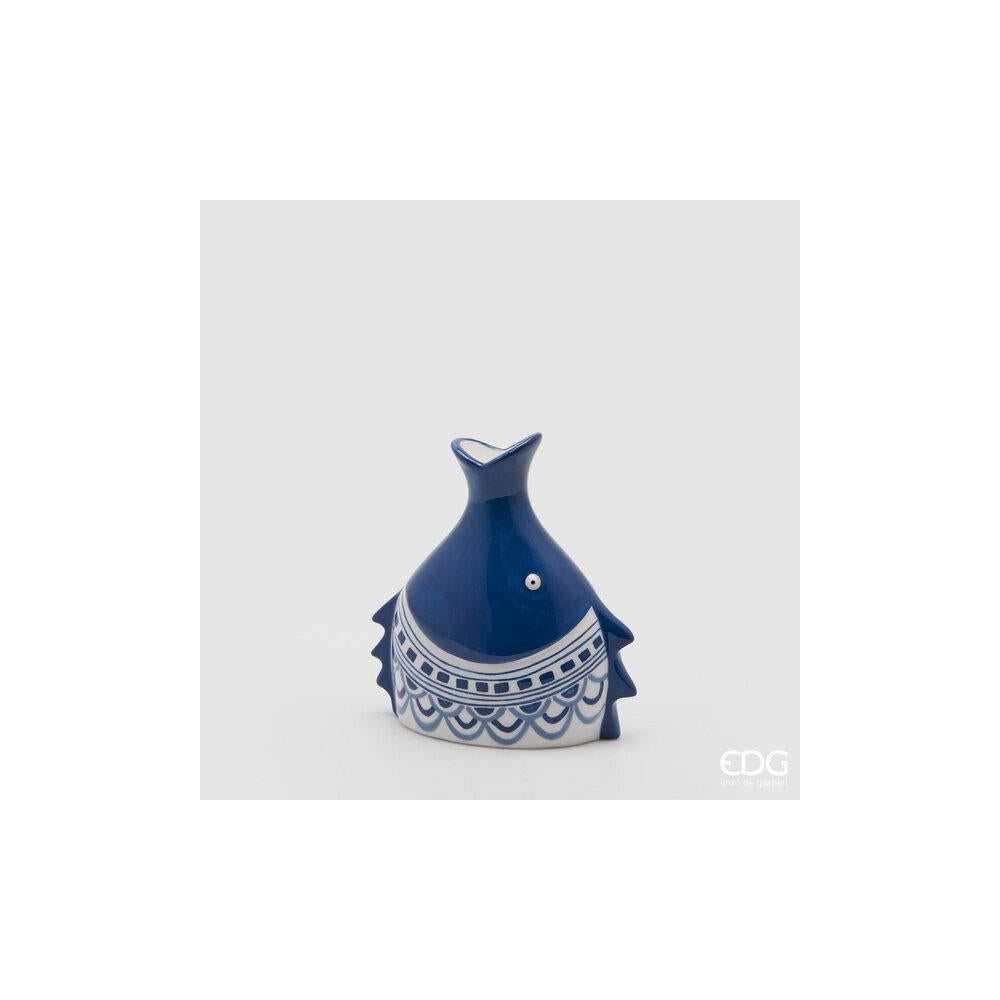 EDG - Fish Head Vase H16X15X8 Ceramic