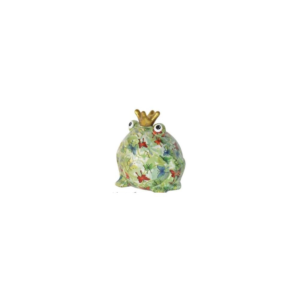 POMME PIDOU - Money Box Frog " Freddy " Green Edition -M 17X14Cm [6]