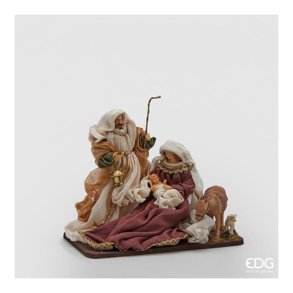 EDG - Nativity King Burgundy H25