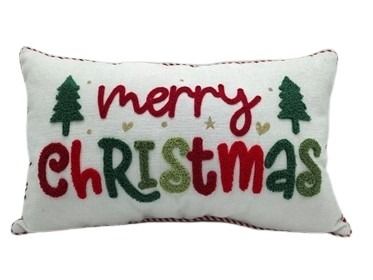 DO-HOME - Cuscino Natalizio In Poliestere 50X30 Cm In Confezione Termoretratta
