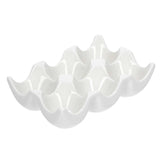 WHITE PORCELAIN - Egg cup 14.3X9.5X3.7