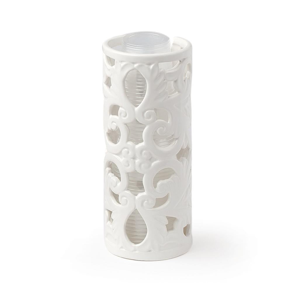 HERVIT - Perforated Porcelain Cup Holder