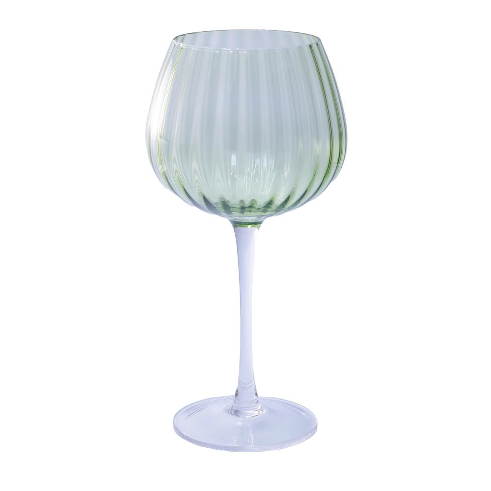 ROSES &amp; TULIPS - Prismia Green Glass 460ml X6 Pcs