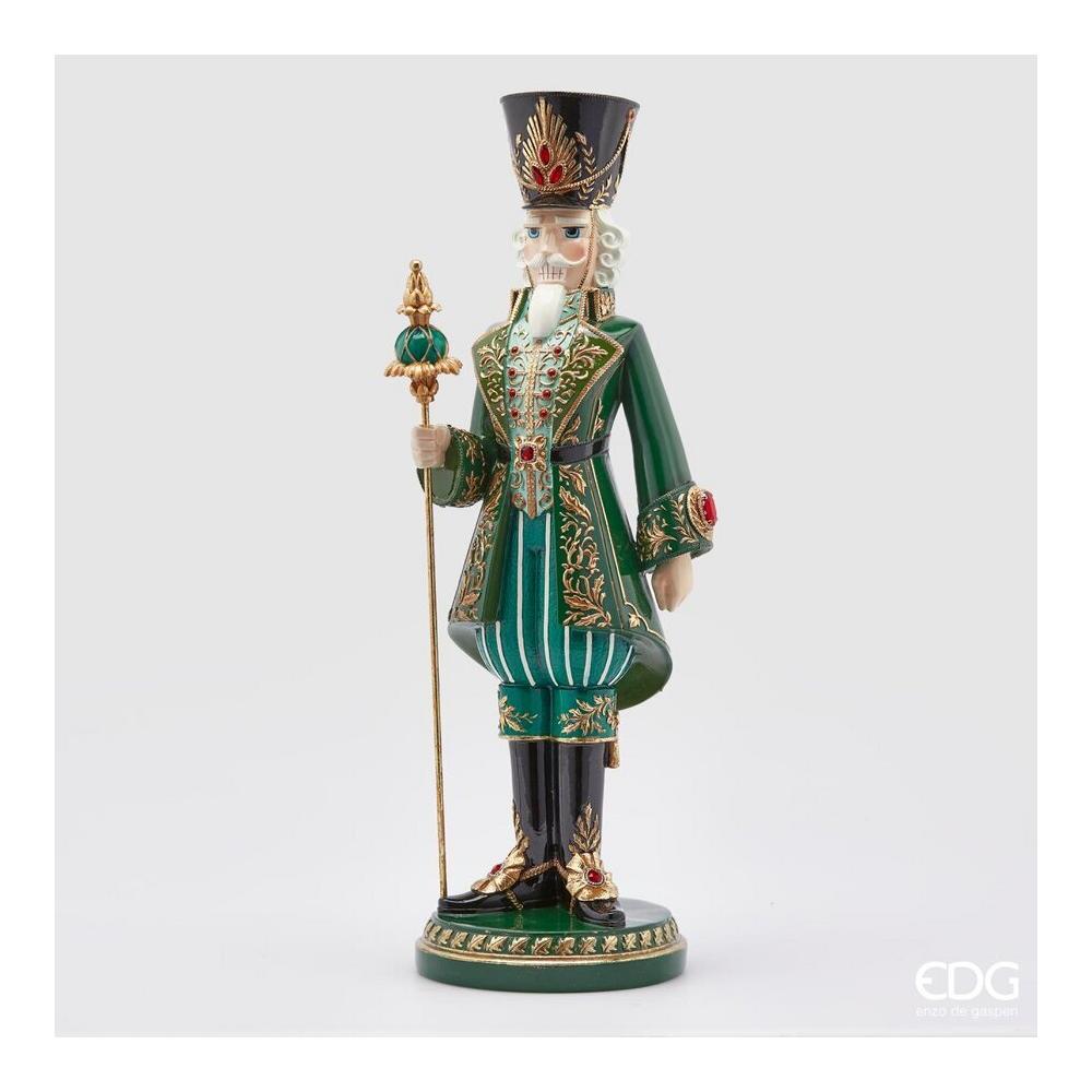 EDG - Poly Green Gold Resin Soldier H63 Cm