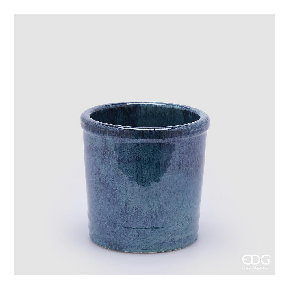 EDG - Vaso Glaze Cilindro In Ceramica 18X18 Cm