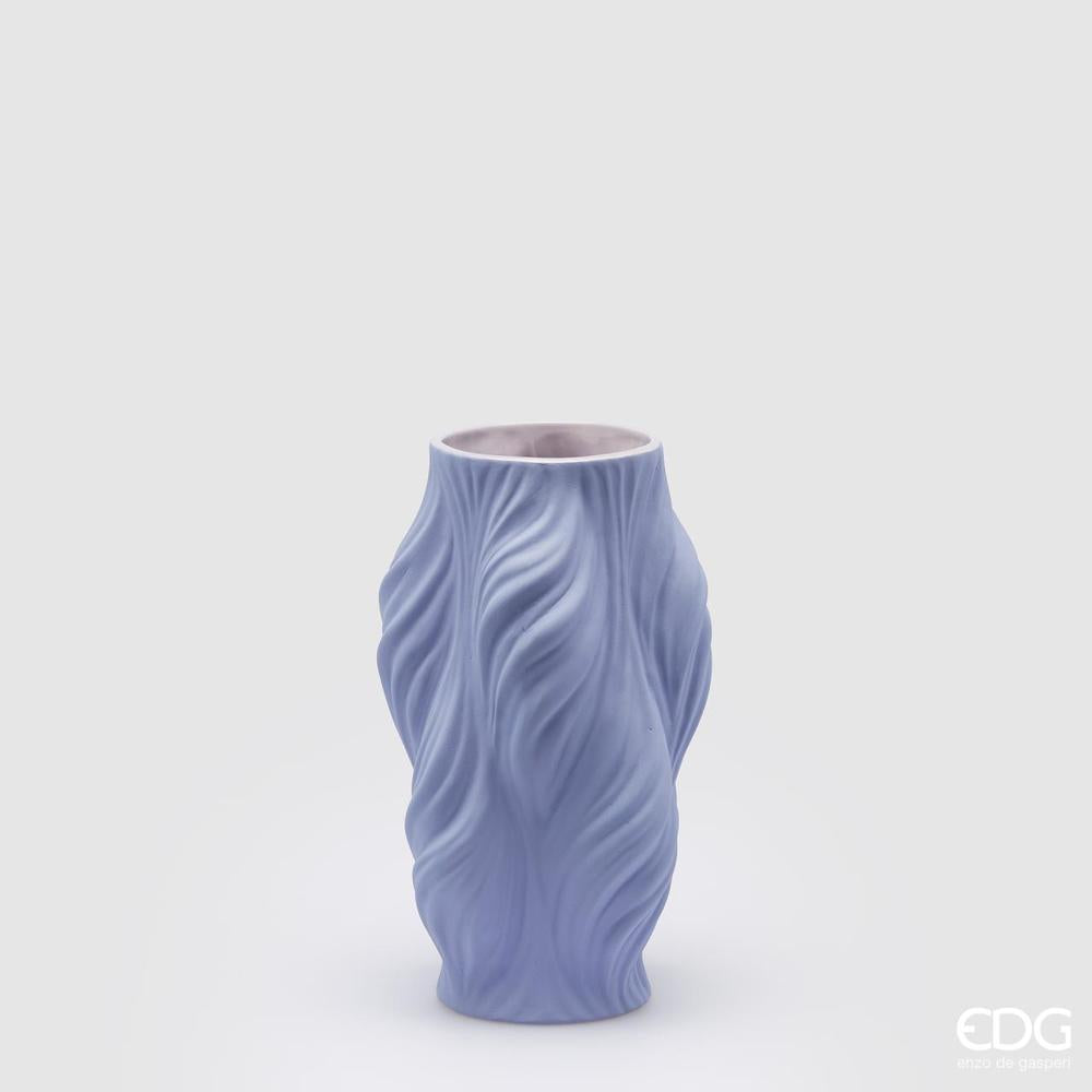 EDG - Brezza vase H28X16X14 Perwinkl C3