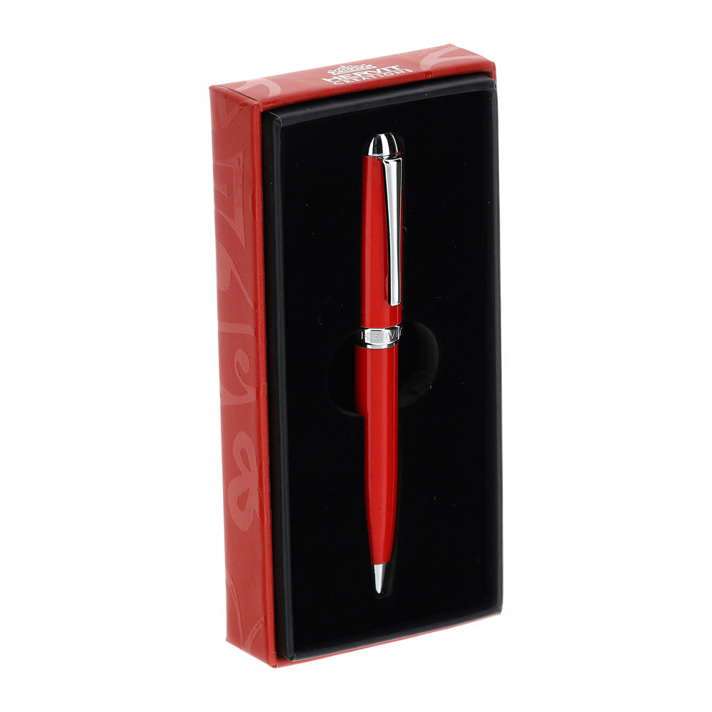 HERVIT - Penna A Sfera Acciaio Rossa Dia.1X10Cm